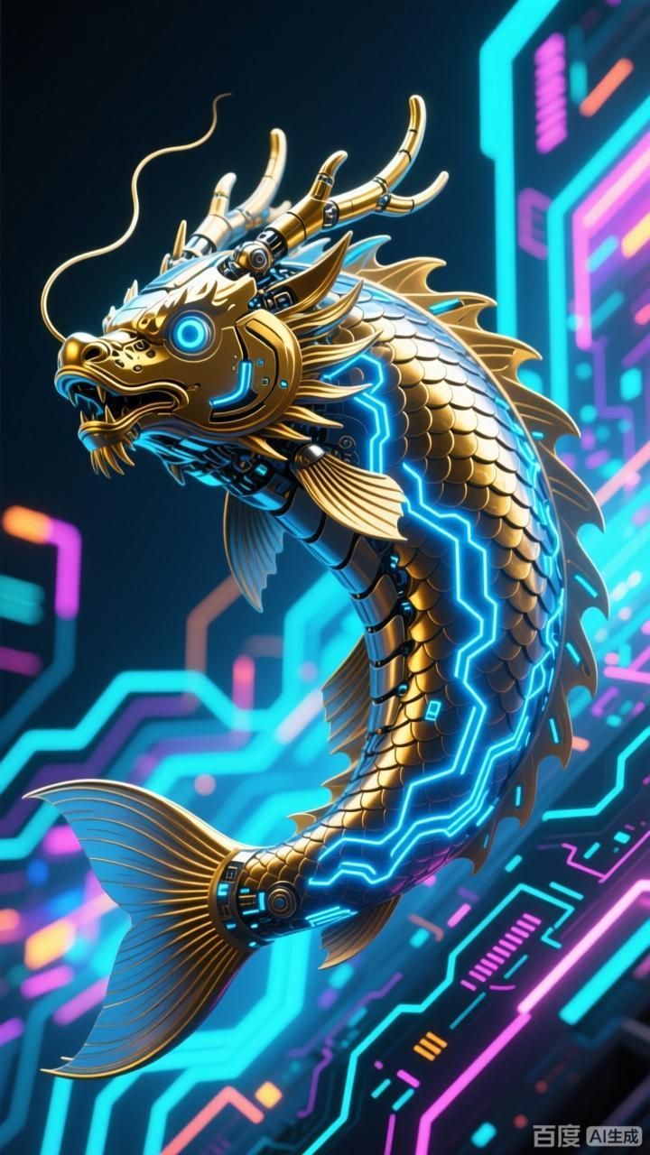 如何制作一張金龍魚壁紙，如何制作一張簡約國風的金龍魚壁紙