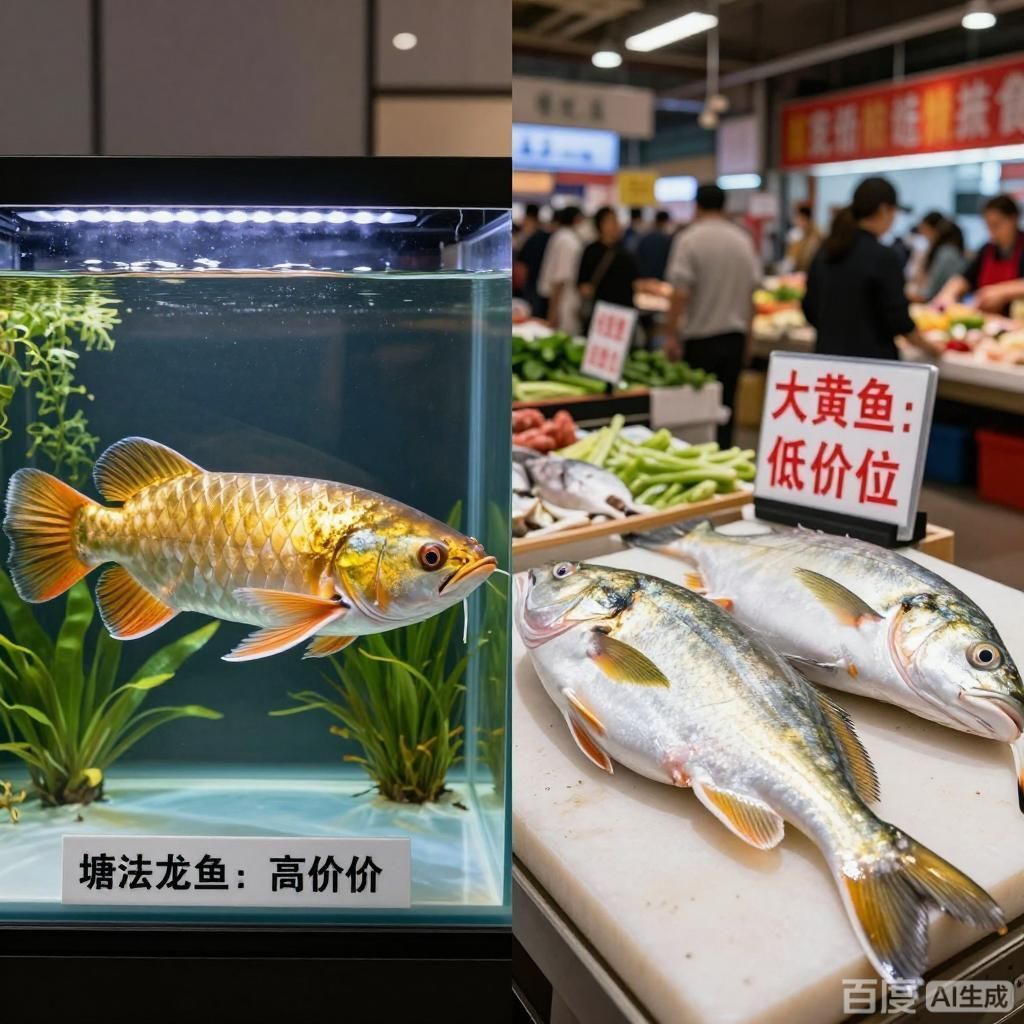 塘沽龍魚和大黃魚的價(jià)格差異大嗎，塘沽龍魚和大黃魚哪個(gè)更受歡迎塘沽龍魚和大黃魚哪個(gè)更受歡迎 塘沽龍魚和大黃魚的價(jià)格差異大嗎，塘沽龍魚和大黃魚哪個(gè)更受歡迎塘沽龍魚和大黃魚哪個(gè)更受歡迎 龍魚百科 第3張