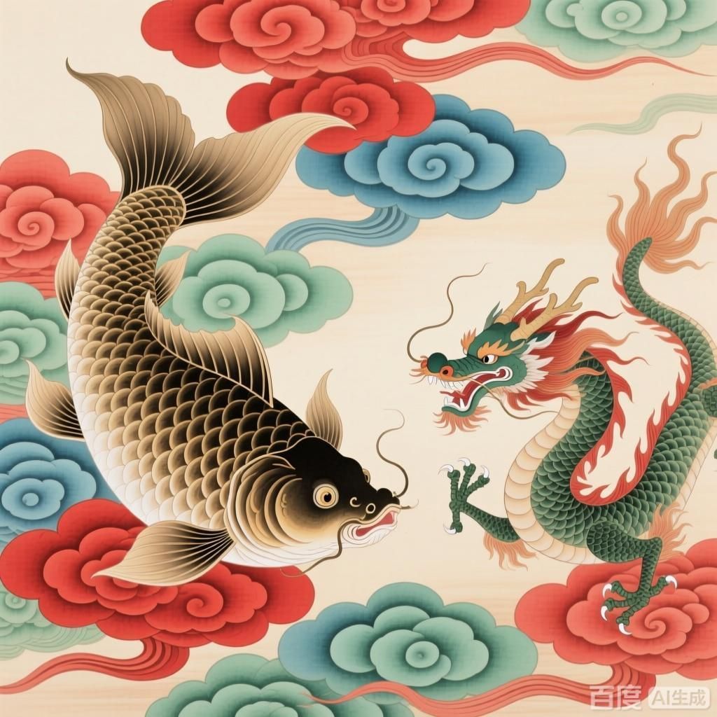 如何定制一幅鰲魚龍魚祥云圖？，一幅鰲魚龍魚祥云圖定制鰲魚龍魚祥云圖的寓意 如何定制一幅鰲魚龍魚祥云圖？，一幅鰲魚龍魚祥云圖定制鰲魚龍魚祥云圖的寓意 龍魚百科 第1張