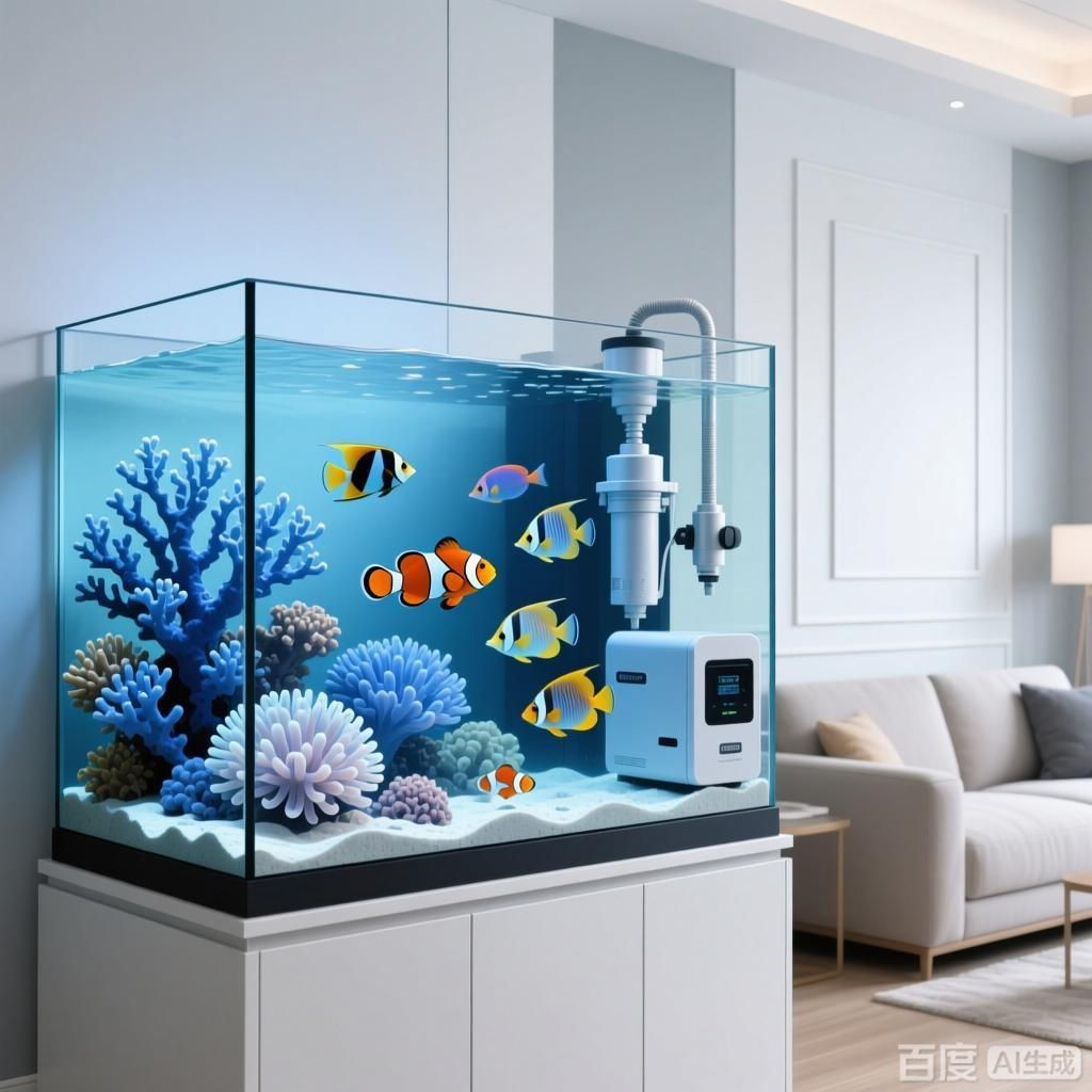 哪種類型的魚缸最適合養魚，四張插畫分別展示不同類型的魚缸