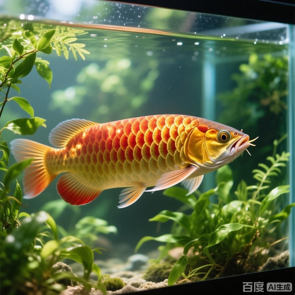 如何拍攝出金龍魚靈動感的高清大圖，4張圖均為高清金龍魚攝影作品捕捉金龍魚靈動姿態