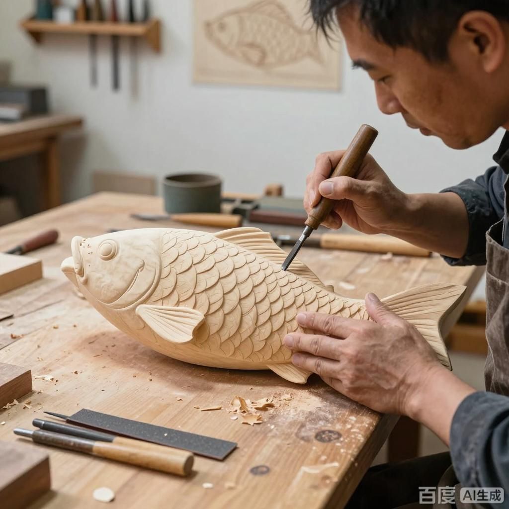 如何雕刻金龍魚，如何雕刻金龍魚的步驟