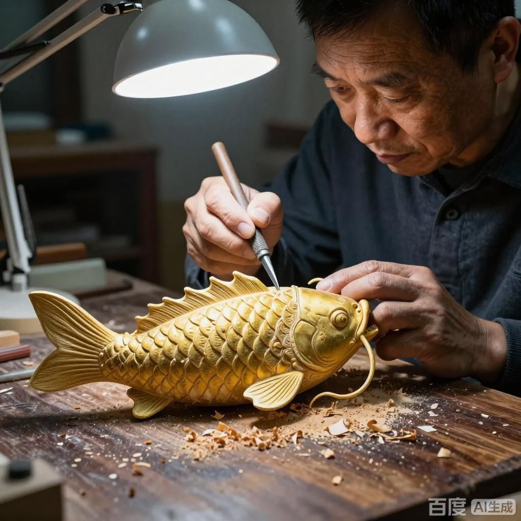 如何雕刻金龍魚，如何雕刻金龍魚的步驟