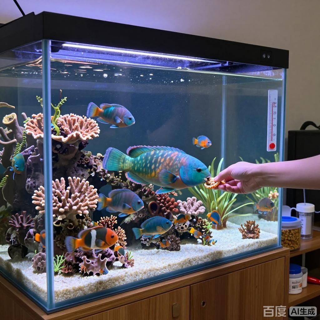 鸚鵡魚多久喂一次？，關于鸚鵡魚的喂食頻率，鸚鵡魚的喂食頻率取決于幾個因素 鸚鵡魚多久喂一次？，關于鸚鵡魚的喂食頻率，鸚鵡魚的喂食頻率取決于幾個因素 龍魚百科 第3張