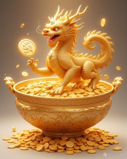 推薦一些簡約風格的聚財金龍圖片，尋找簡約風格的聚財金龍圖片