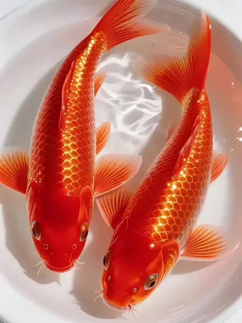 請給出更多關于紅色魚類的圖片，紅色觀賞魚與食用魚的對比 請給出更多關于紅色魚類的圖片，紅色觀賞魚與食用魚的對比 龍魚百科 第1張