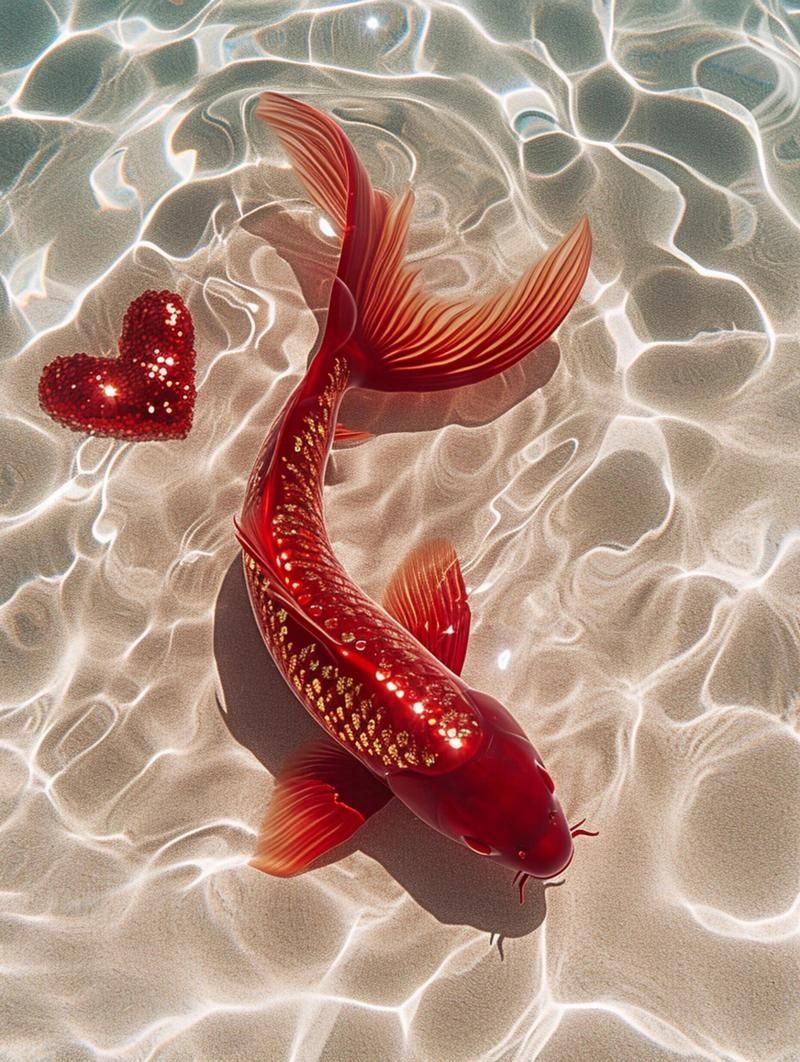 請給出更多關于紅色魚類的圖片，紅色觀賞魚與食用魚的對比 請給出更多關于紅色魚類的圖片，紅色觀賞魚與食用魚的對比 龍魚百科 第6張