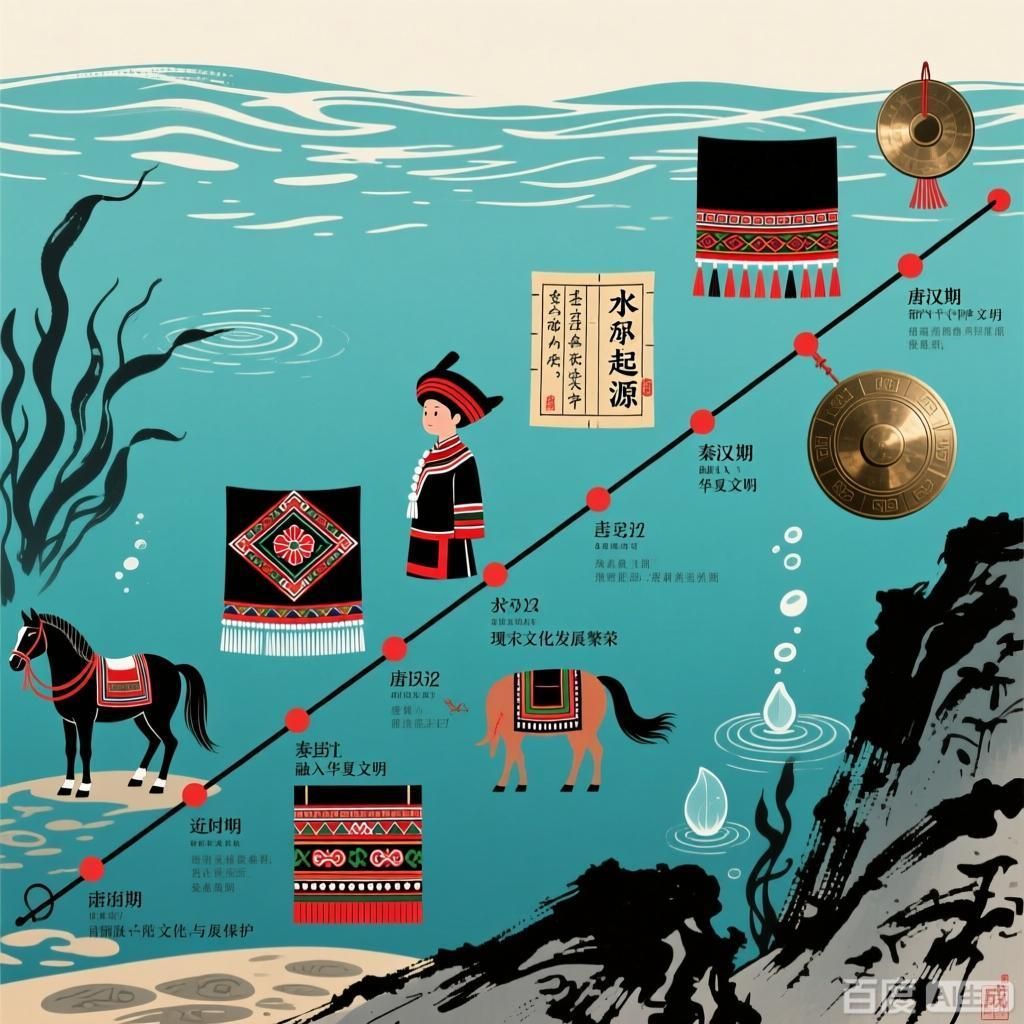 水族的歷史文化發(fā)展時間線，4張水族歷史文化時間線可視化圖 水族的歷史文化發(fā)展時間線，4張水族歷史文化時間線可視化圖 龍魚百科 第1張