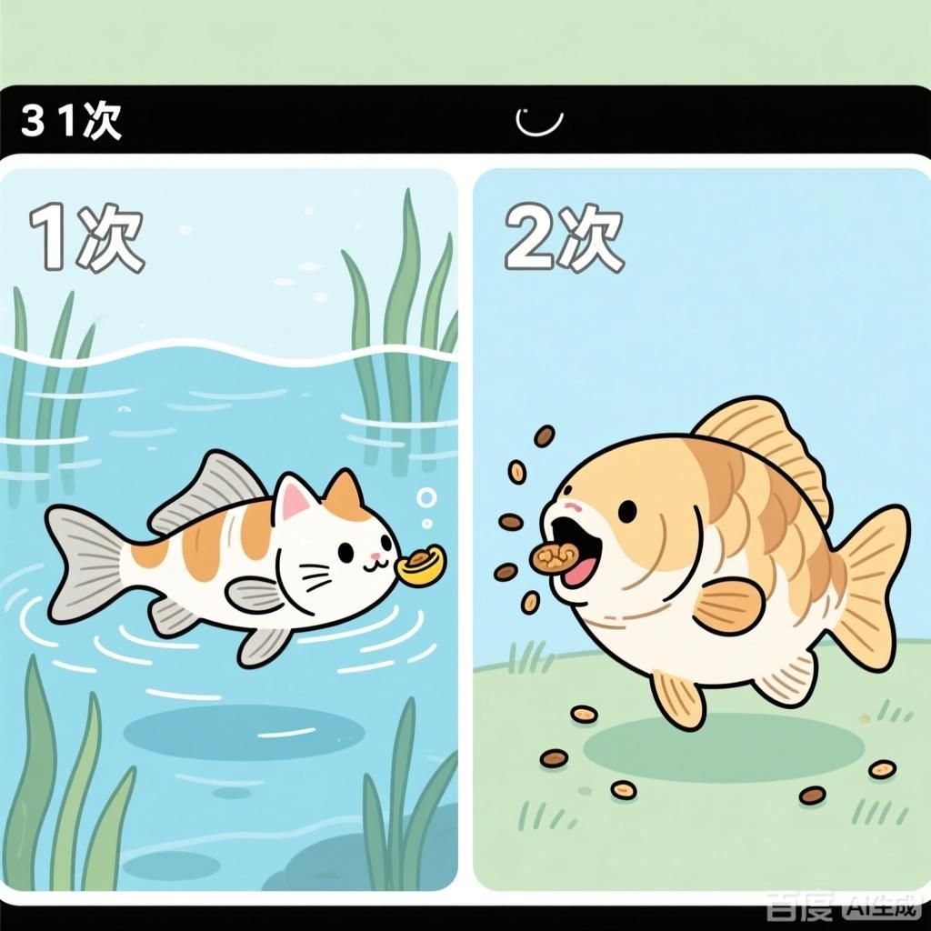 招財貓魚一天應該喂幾次，招財貓魚喂食頻次下招財貓魚喂食頻次下招財貓魚 招財貓魚一天應該喂幾次，招財貓魚喂食頻次下招財貓魚喂食頻次下招財貓魚 龍魚百科 第4張