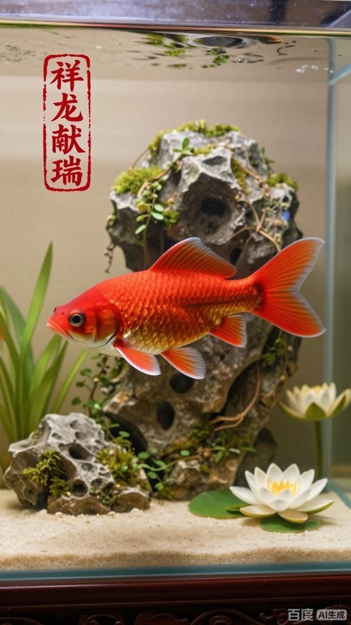 如何添加文字到紅龍魚壁紙上，紅龍魚壁紙的添加方法 如何添加文字到紅龍魚壁紙上，紅龍魚壁紙的添加方法 龍魚百科 第4張