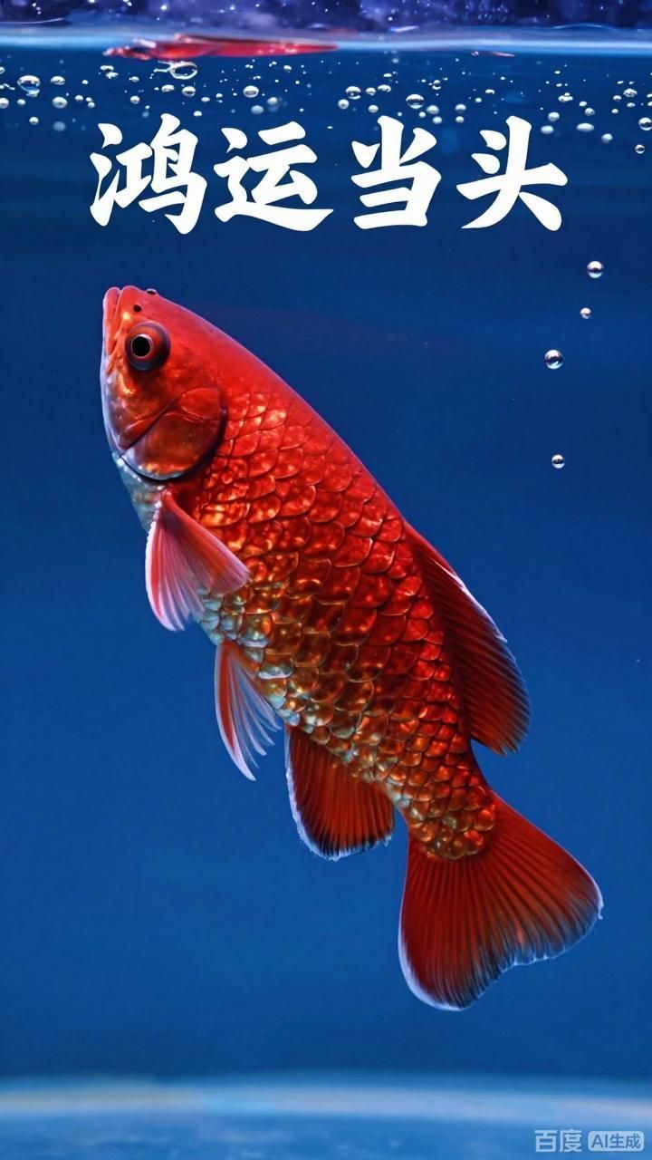 如何添加文字到紅龍魚壁紙上，紅龍魚壁紙的添加方法 如何添加文字到紅龍魚壁紙上，紅龍魚壁紙的添加方法 龍魚百科 第1張