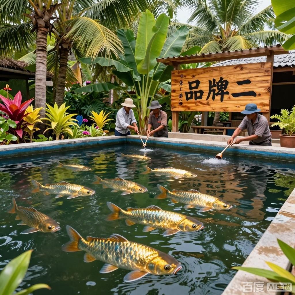 給我一份詳細的龍魚漁場四大品牌介紹，四大龍魚漁場品牌分別代表了不同的市場定位和產品特色
