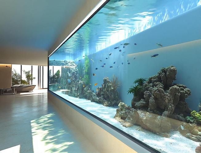 給我一些家庭水族箱布置的圖片，家庭水族箱布置圖片 給我一些家庭水族箱布置的圖片，家庭水族箱布置圖片 龍魚(yú)百科 第2張