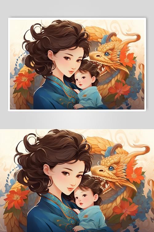 有沒有母龍懷孕的插畫作品，“母龍懷孕”主題圖像記錄母龍懷孕主題圖像記錄 有沒有母龍懷孕的插畫作品，“母龍懷孕”主題圖像記錄母龍懷孕主題圖像記錄 龍魚百科 第6張