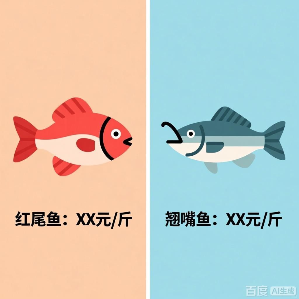 紅尾魚和翹嘴魚的市場價格對比 紅尾魚和翹嘴魚的市場價格對比 龍魚百科 第3張