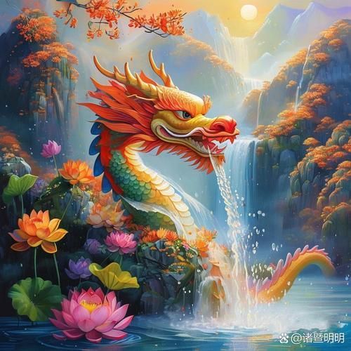 給我一些風水生龍的圖片