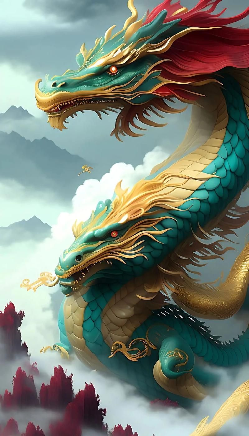 有沒有帶吉祥物的聚財金龍壁紙，——帶吉祥物的聚財金龍壁紙以其獨特的設計和寓意深遠的吉祥物 有沒有帶吉祥物的聚財金龍壁紙，——帶吉祥物的聚財金龍壁紙以其獨特的設計和寓意深遠的吉祥物 龍魚百科 第20張