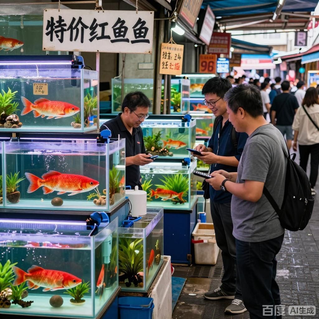 哪里可以買到便宜的紅龍魚，四張圖均圍繞便宜紅龍魚購買場景展開龍魚換水時需要注意哪些事項 哪里可以買到便宜的紅龍魚，四張圖均圍繞便宜紅龍魚購買場景展開龍魚換水時需要注意哪些事項 龍魚百科 第1張