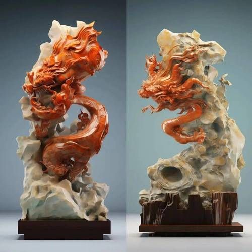 能否提供更多生龍主題的藝術品，“生龍”主題的藝術作品欣賞 能否提供更多生龍主題的藝術品，“生龍”主題的藝術作品欣賞 龍魚百科 第18張