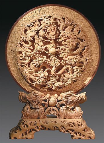 龍魚木雕有哪些名家作品，中國傳統木雕藝術之龍魚木雕 龍魚木雕有哪些名家作品，中國傳統木雕藝術之龍魚木雕 龍魚百科 第6張