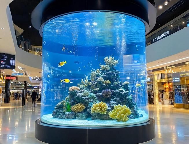 有哪些適合客廳的圓柱形魚缸，適合客廳的圓柱形魚缸 有哪些適合客廳的圓柱形魚缸，適合客廳的圓柱形魚缸 龍魚百科 第2張