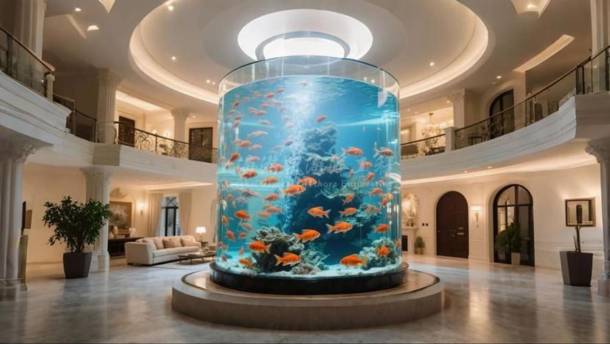 有哪些適合客廳的圓柱形魚缸，適合客廳的圓柱形魚缸 有哪些適合客廳的圓柱形魚缸，適合客廳的圓柱形魚缸 龍魚百科 第3張