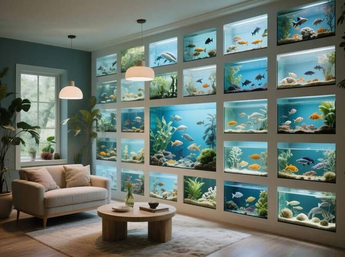 給我一些家庭水族箱布置的圖片，家庭水族箱如何布置 給我一些家庭水族箱布置的圖片，家庭水族箱如何布置 龍魚百科 第12張