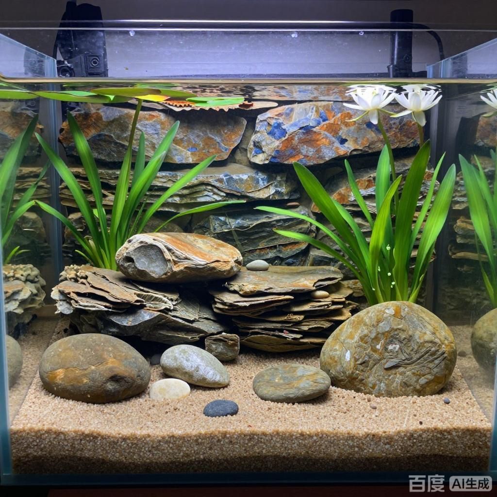 如何搭配魚缸造景，如何搭配魚缸造景，4張魚缸造景示意圖