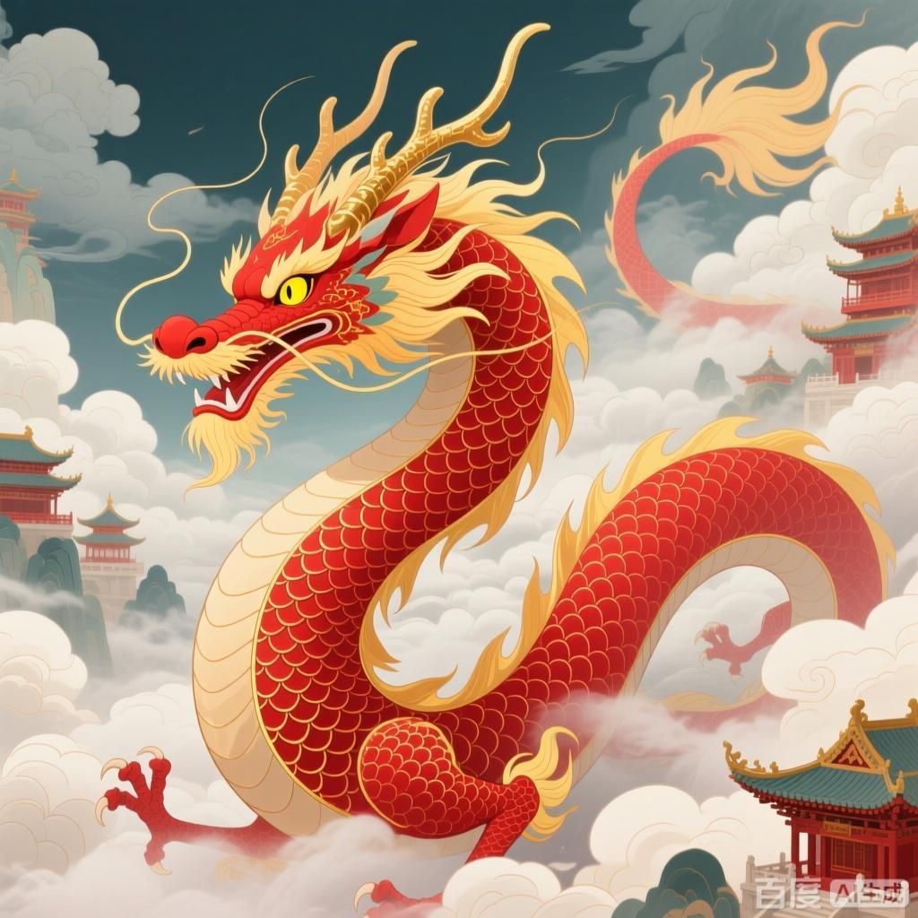 如何繪制紅龍的上色效果，紅龍的上色效果繪制