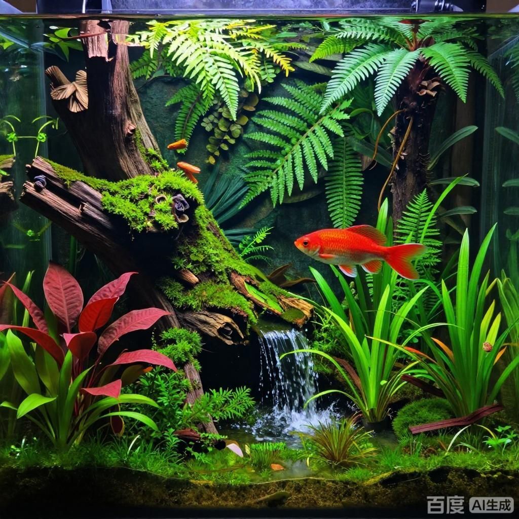 給我一些龍魚缸布置的創意設計，龍魚缸布置創意設計 給我一些龍魚缸布置的創意設計，龍魚缸布置創意設計 龍魚百科 第4張
