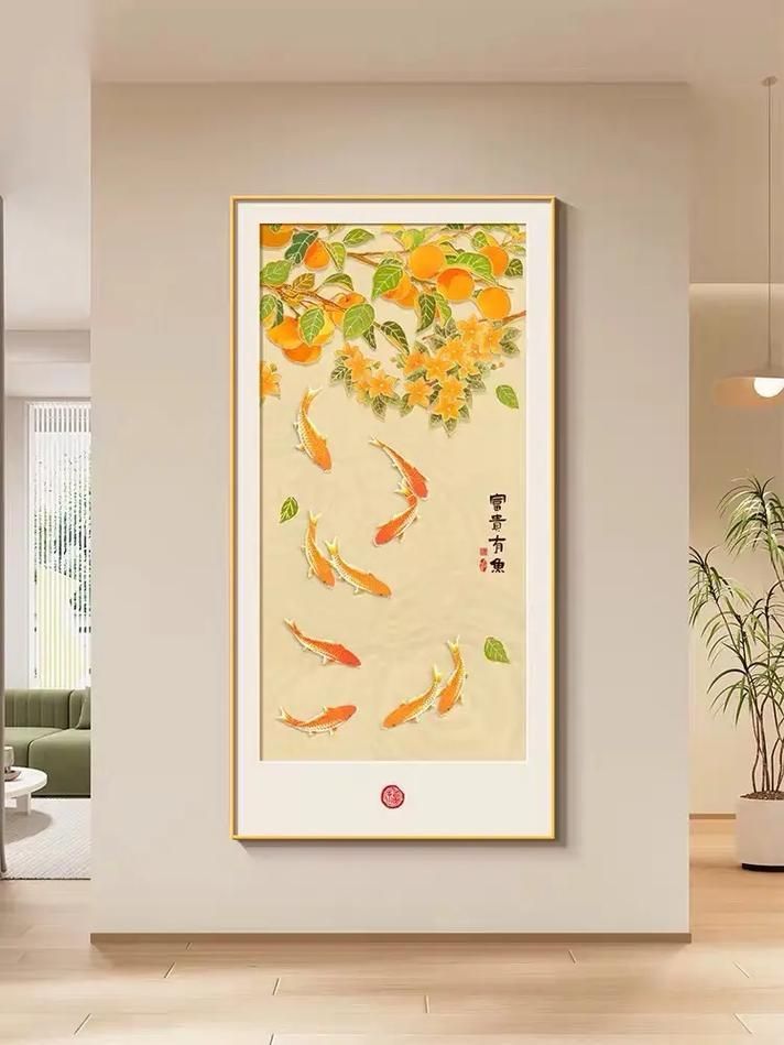 有哪些現代風格的九龍魚風水畫，現代風格的九龍魚風水畫 有哪些現代風格的九龍魚風水畫，現代風格的九龍魚風水畫 龍魚百科 第5張