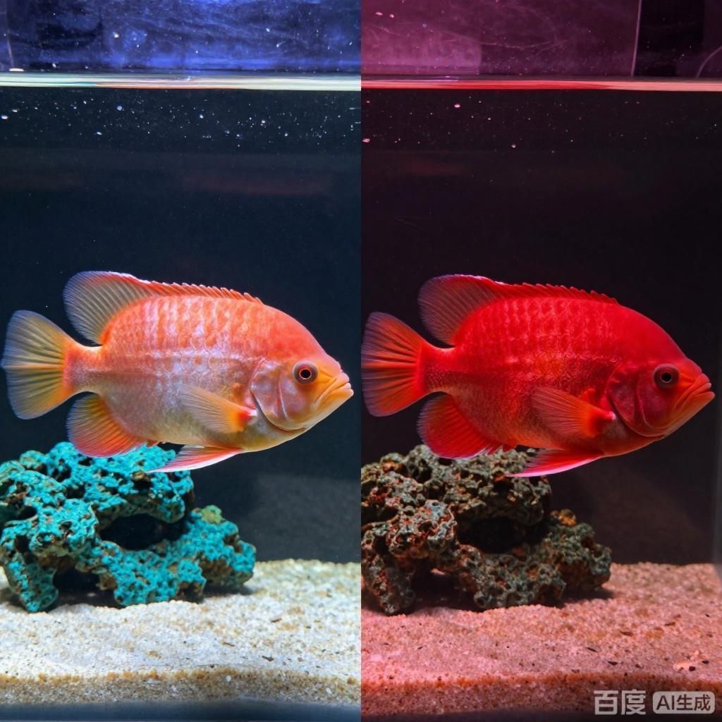 紅龍發色用白燈還是紅燈，紅龍發色用白光還是紅光來染色，養龍者需要仔細考慮的問題 紅龍發色用白燈還是紅燈，紅龍發色用白光還是紅光來染色，養龍者需要仔細考慮的問題 龍魚百科 第3張