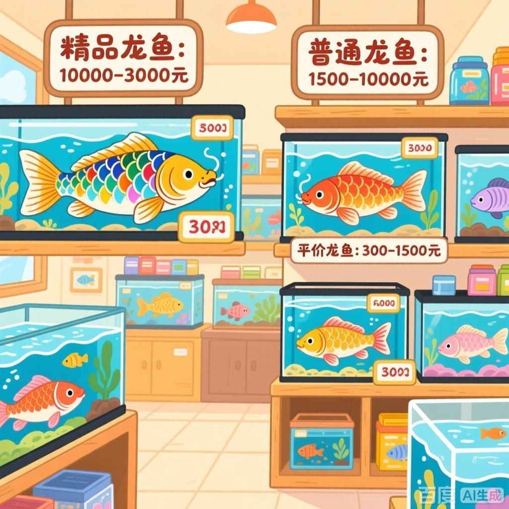 這些商家的龍魚價格范圍是多少？，龍魚價格范圍是多少四張圖均圍繞不同檔位龍魚價格 這些商家的龍魚價格范圍是多少？，龍魚價格范圍是多少四張圖均圍繞不同檔位龍魚價格 龍魚百科 第2張