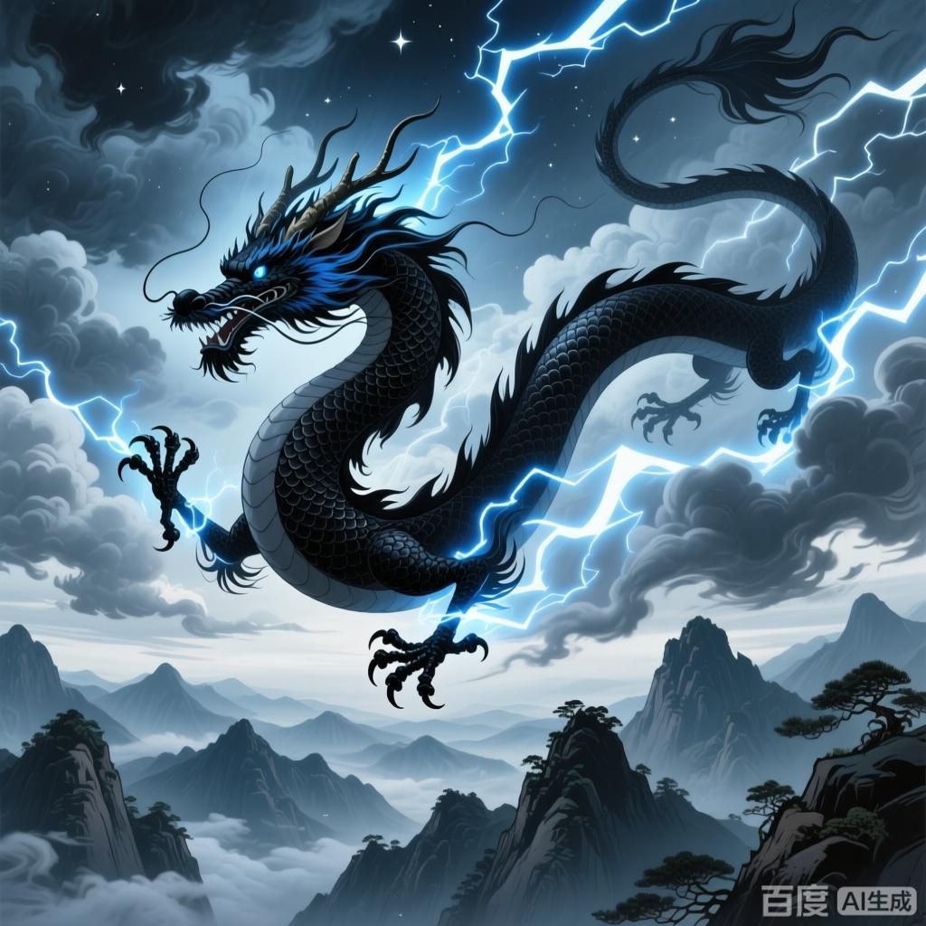 能詳細(xì)說說黑龍的威嚴(yán)嗎，黑龍的威嚴(yán) 能詳細(xì)說說黑龍的威嚴(yán)嗎，黑龍的威嚴(yán) 龍魚百科 第2張