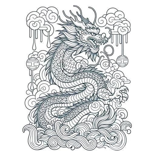 能否提供紅龍設計的線稿圖，紅龍設計的線稿圖可以提供嗎？