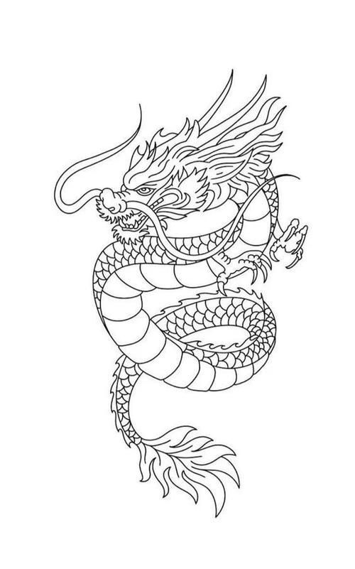 能否提供紅龍設計的線稿圖，紅龍設計的線稿圖可以提供嗎？