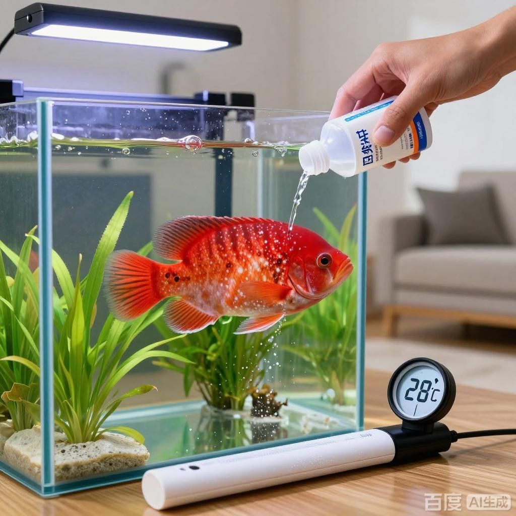 給我一些龍魚生病時的治療案例，給我一些龍魚生病時的治療案例,4張圖均為龍魚生病治療場景插畫 給我一些龍魚生病時的治療案例，給我一些龍魚生病時的治療案例,4張圖均為龍魚生病治療場景插畫 龍魚百科 第1張