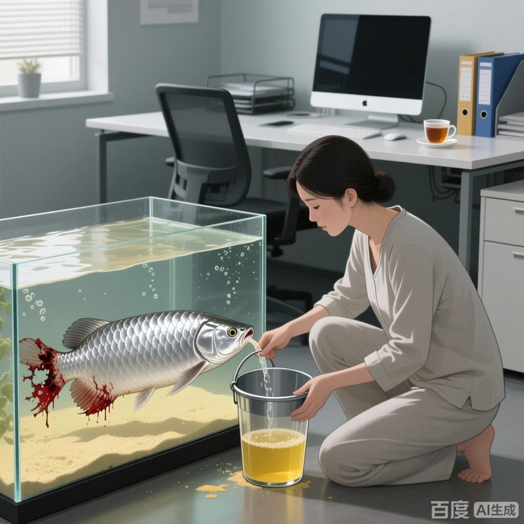 給我一些龍魚生病時的治療案例，給我一些龍魚生病時的治療案例,4張圖均為龍魚生病治療場景插畫 給我一些龍魚生病時的治療案例，給我一些龍魚生病時的治療案例,4張圖均為龍魚生病治療場景插畫 龍魚百科 第3張
