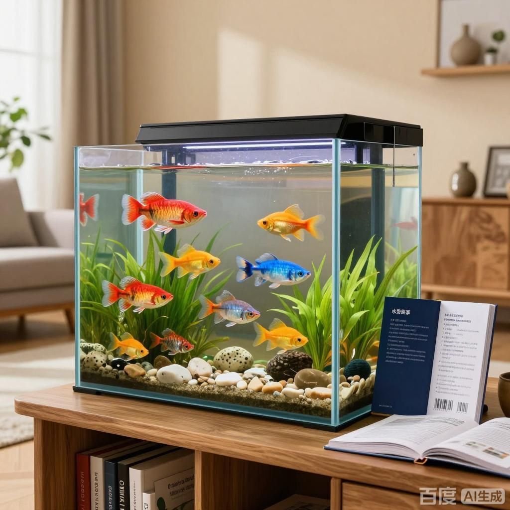 如何挑選健康的觀賞魚，如何挑選健康的觀賞魚，四張圖均圍繞健康觀賞魚