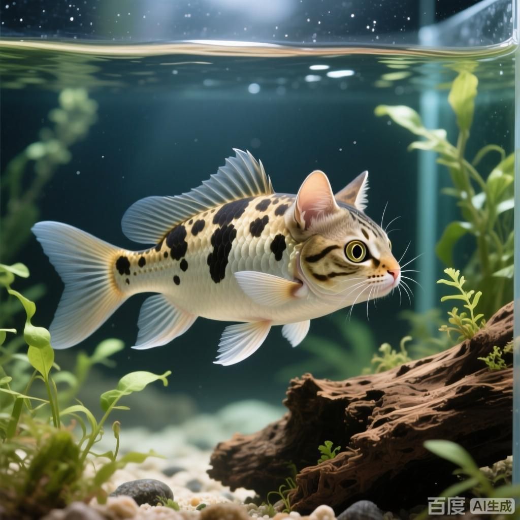 招財貓魚在不同生長階段有何特點，招財貓魚在不同生長階段有何特點，一組展示招財貓魚不同生長階段的寫實風格插畫 招財貓魚在不同生長階段有何特點，招財貓魚在不同生長階段有何特點，一組展示招財貓魚不同生長階段的寫實風格插畫 龍魚百科 第2張