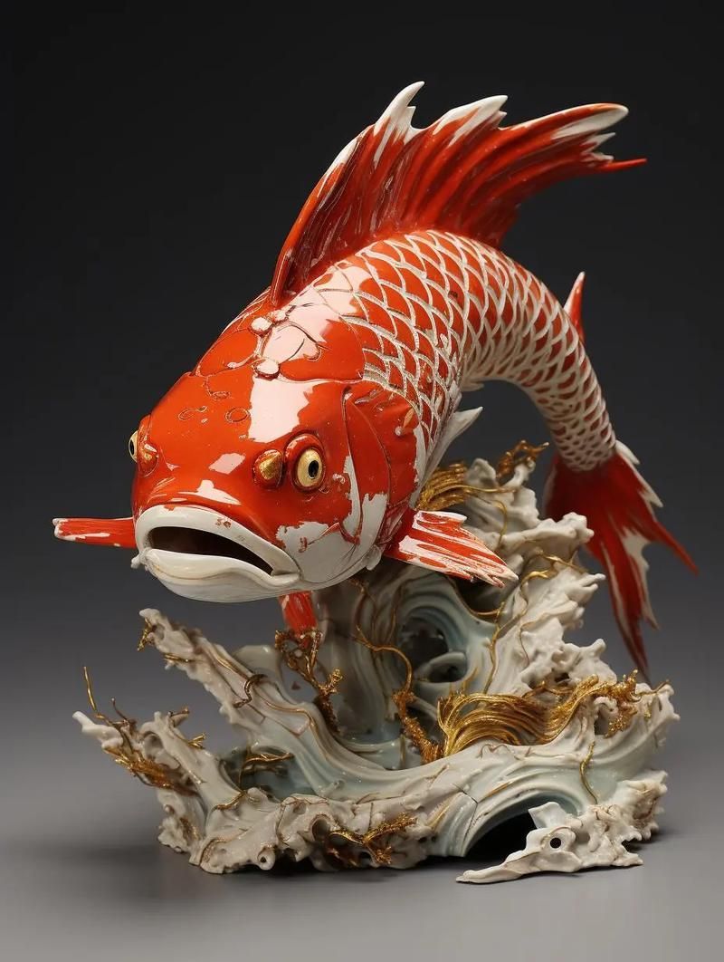 推薦幾款簡約風格的魚擺件