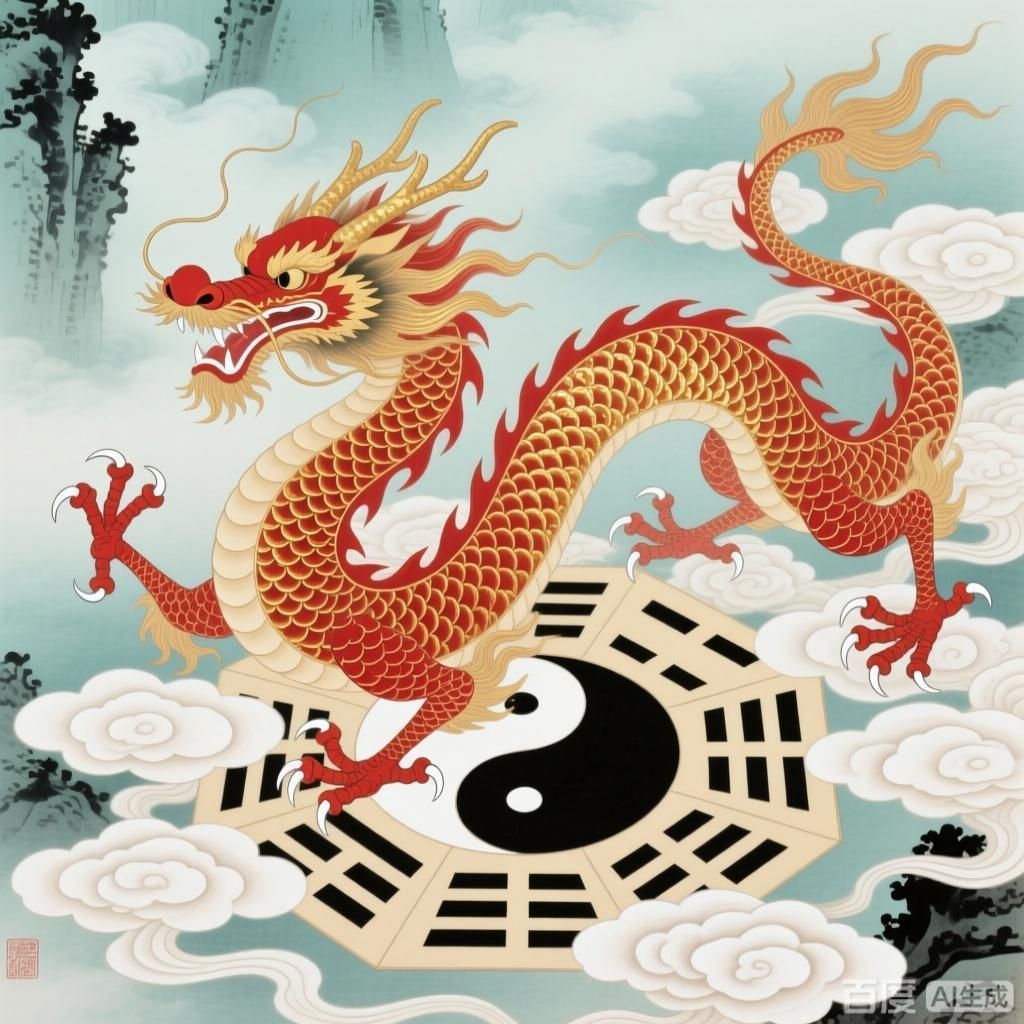 如何繪制風水中的祥龍，如何繪制風水中祥龍 如何繪制風水中的祥龍，如何繪制風水中祥龍 龍魚百科 第1張