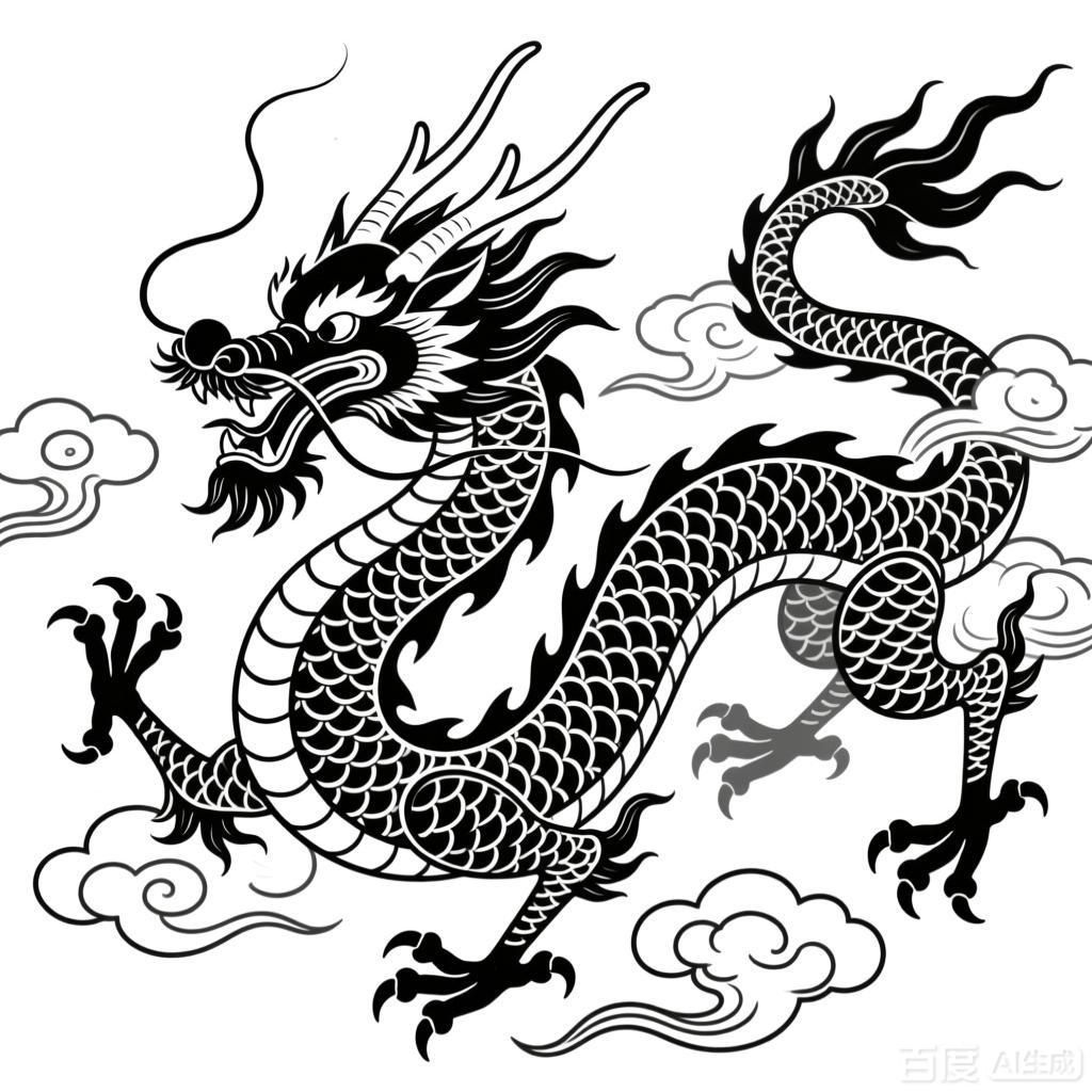 如何繪制風水中的祥龍，如何繪制風水中祥龍 如何繪制風水中的祥龍，如何繪制風水中祥龍 龍魚百科 第4張