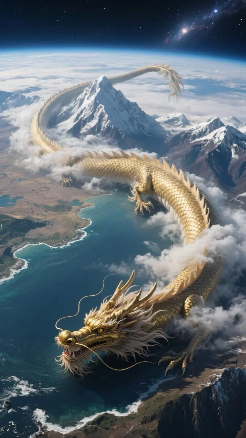 給我推薦一些高清的龍圖片，精選一些高清龍圖片