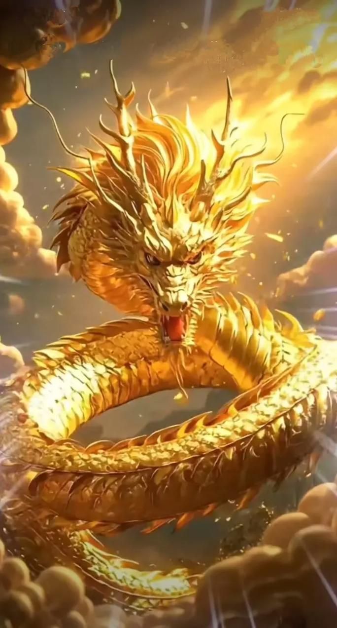有沒有更多風格的金龍圖片，中國傳統文化中的重要象征之一金龍的藝術價值和文化意義