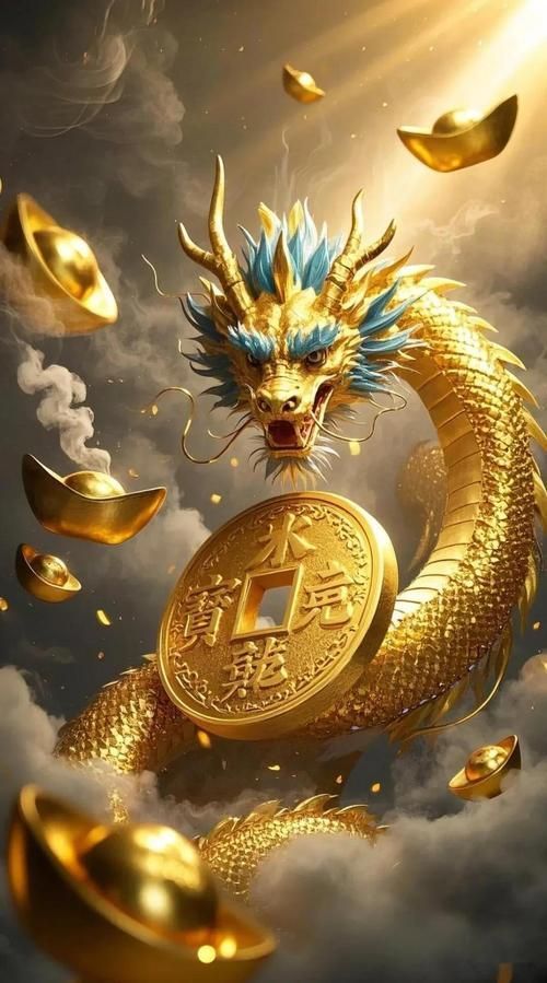 有沒有更多風格的金龍圖片，中國傳統文化中的重要象征之一金龍的藝術價值和文化意義