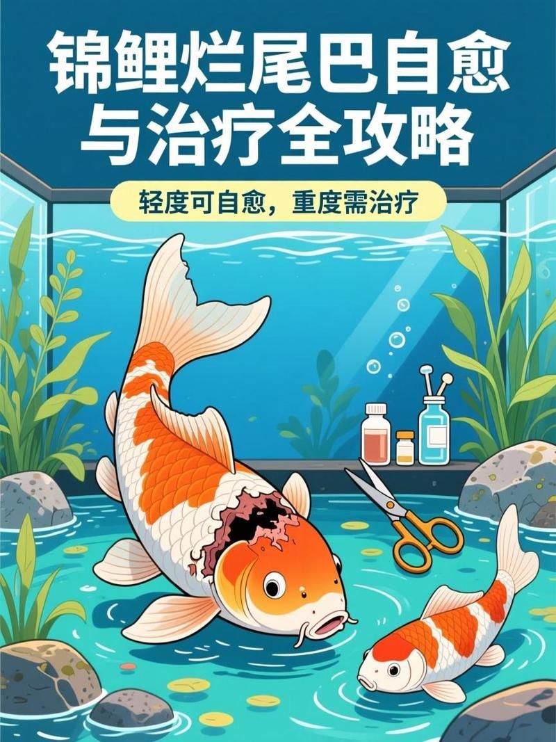 魚爛尾能自愈嗎，錦鯉爛尾巴可以自愈嗎