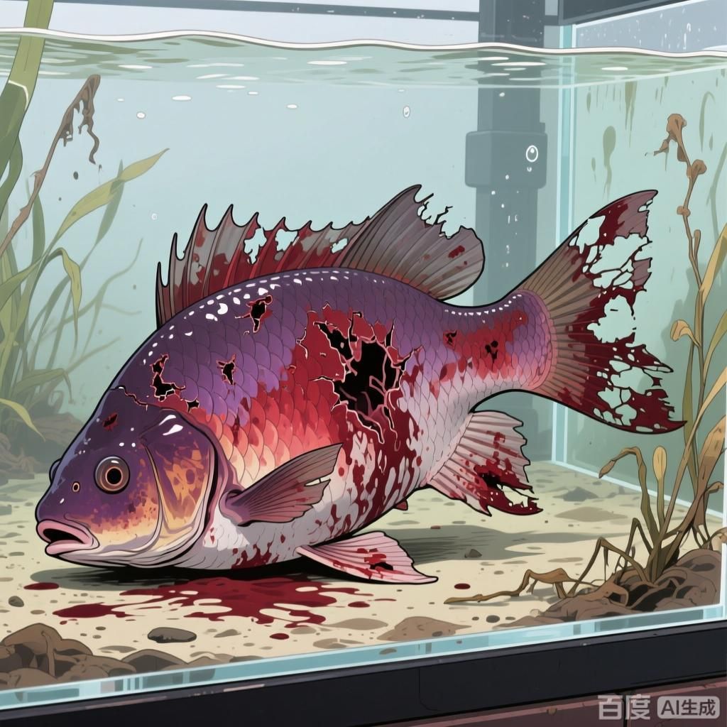 詳細(xì)描述一下魚充血的病程發(fā)展，魚充血初期有哪些癥狀,能否提供魚充血的病程發(fā)展圖片