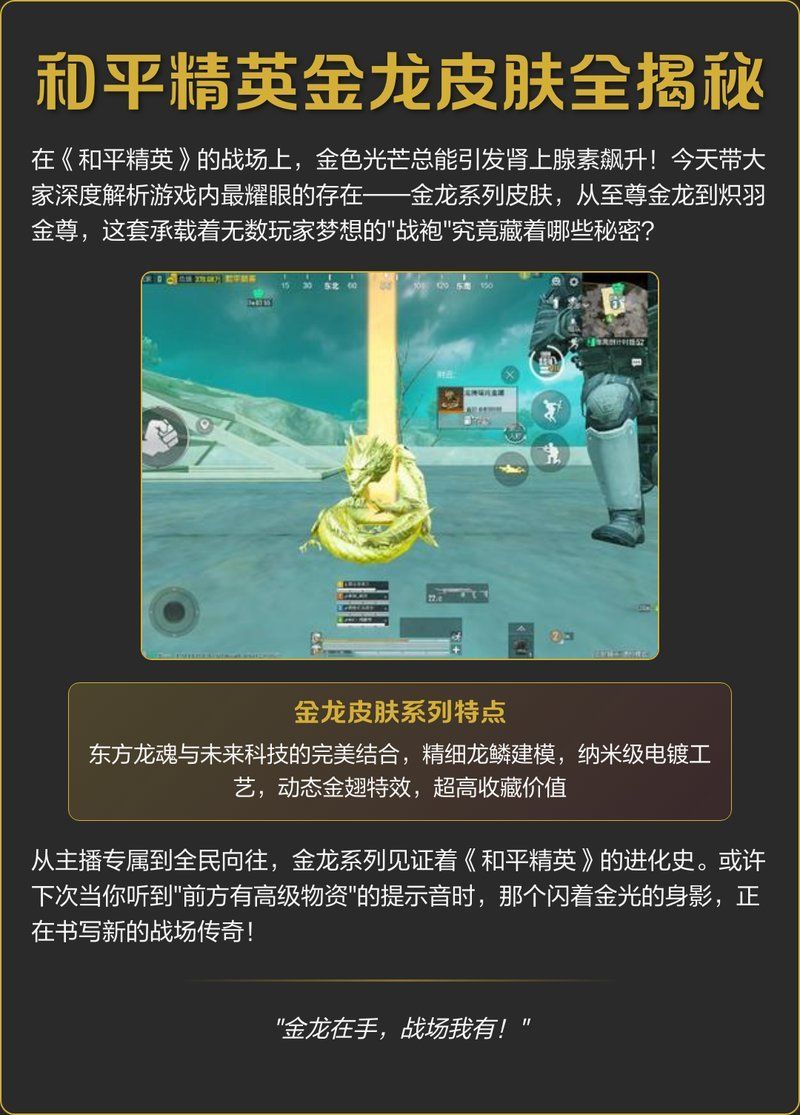 如何評估和平精英金龍的價值，和平精英金龍的價值