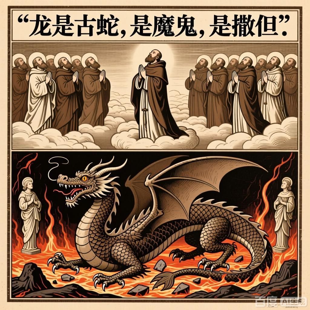 能否詳細(xì)解釋一下龍在基督教中的象征意義，龍在基督教中的象征意義
